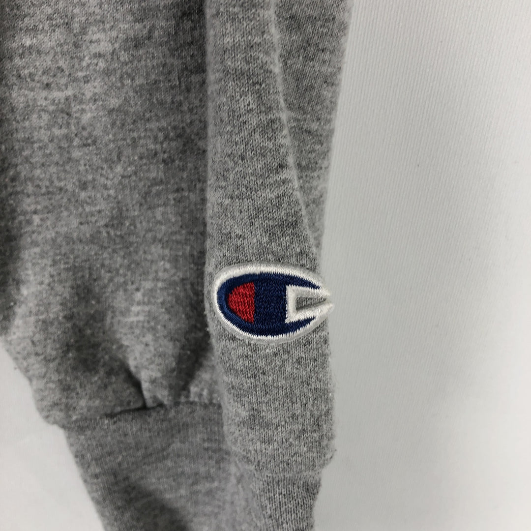 Champion Authentic College Pullover Hoodie, Men's Size L cotton gray type Vintage Second Hand