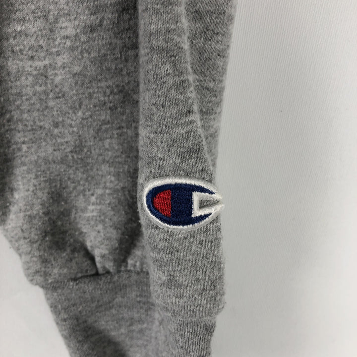 Champion Authentic College Pullover Hoodie, Men's Size L cotton gray type Vintage Second Hand