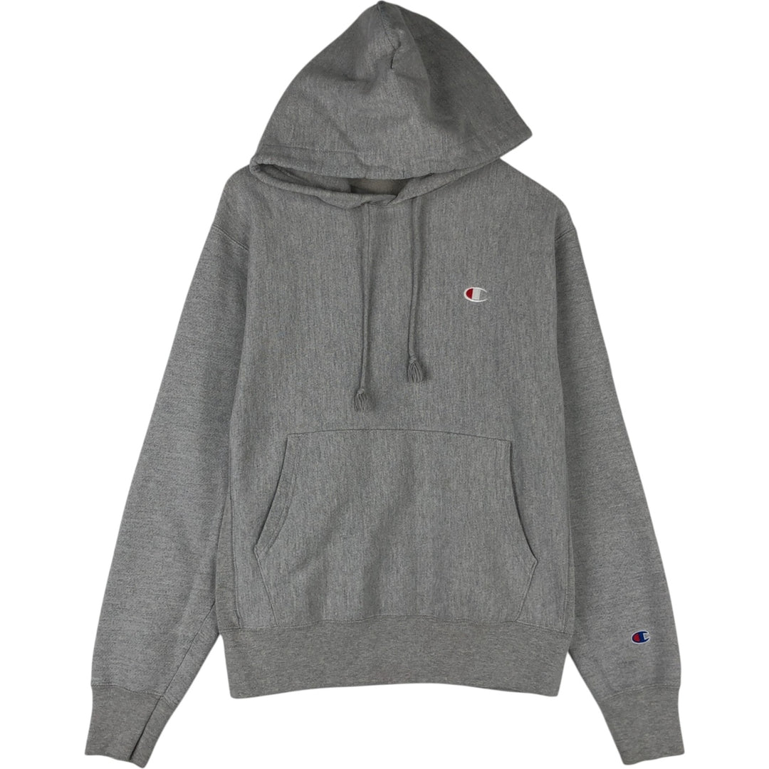 Champion REVERSE WEAVE One-Point Sweat Pullover Hoodie, Men's Size M (approx.) cotton gray type Vintage Second Hand