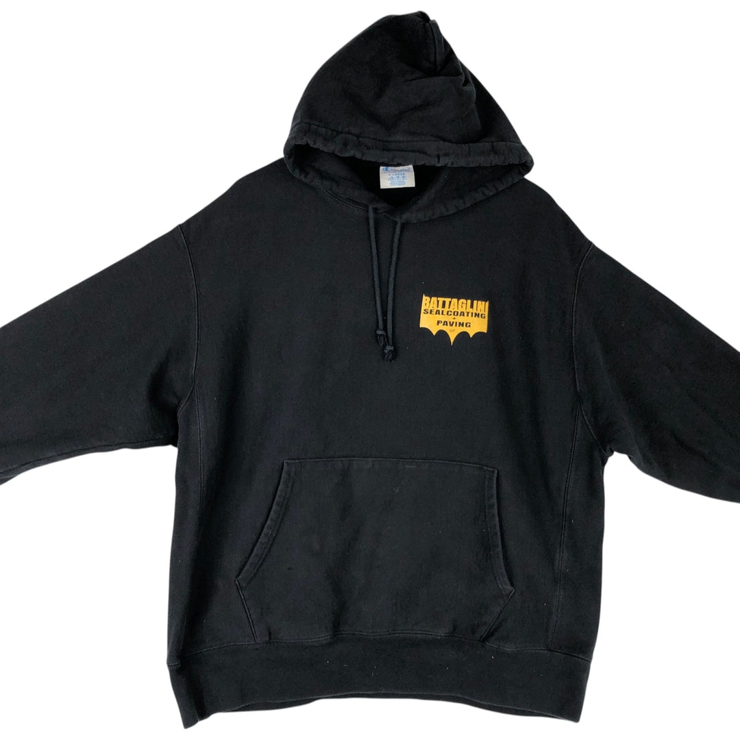 Champion REVERSE WEAVE Reverse Weave Sweat Pullover Hoodie Men's XL cotton black type Vintage Second Hand
