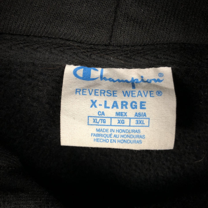 Champion REVERSE WEAVE Reverse Weave Sweat Pullover Hoodie Men's XL cotton black type Vintage Second Hand