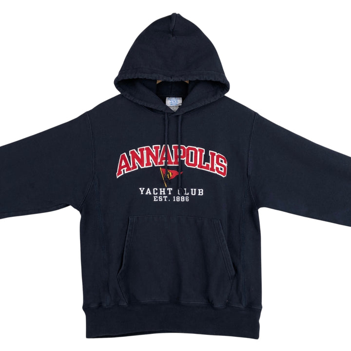 Champion REVERSE WEAVE Reverse Weave College Sweat Pullover Hoodie Men's M cotton navy blue type Vintage Second Hand