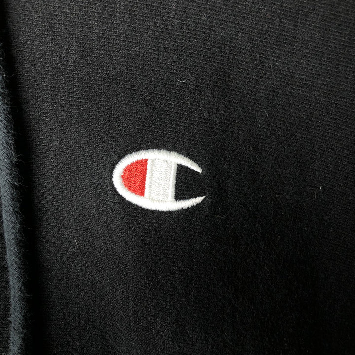 Champion REVERSE WEAVE Reverse Weave Sweat Pullover Hoodie Men's L size cotton black type Vintage Second Hand