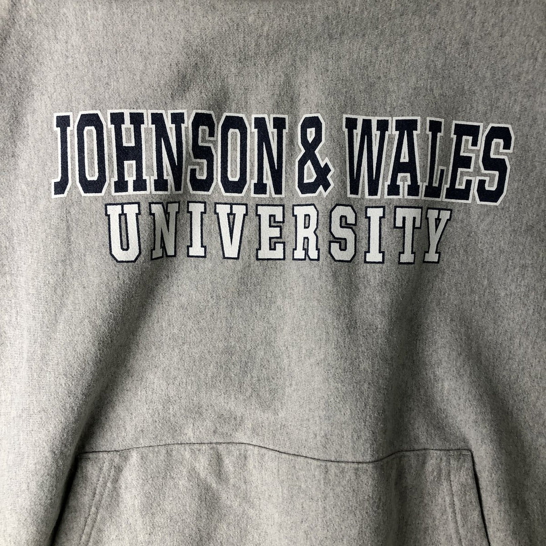 2000'S Champion Original Reverse Weave College Pullover Hoodie, Men's XL cotton gray type Vintage Second Hand
