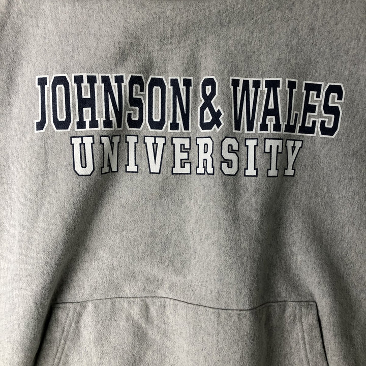 2000'S Champion Original Reverse Weave College Pullover Hoodie, Men's XL cotton gray type Vintage Second Hand