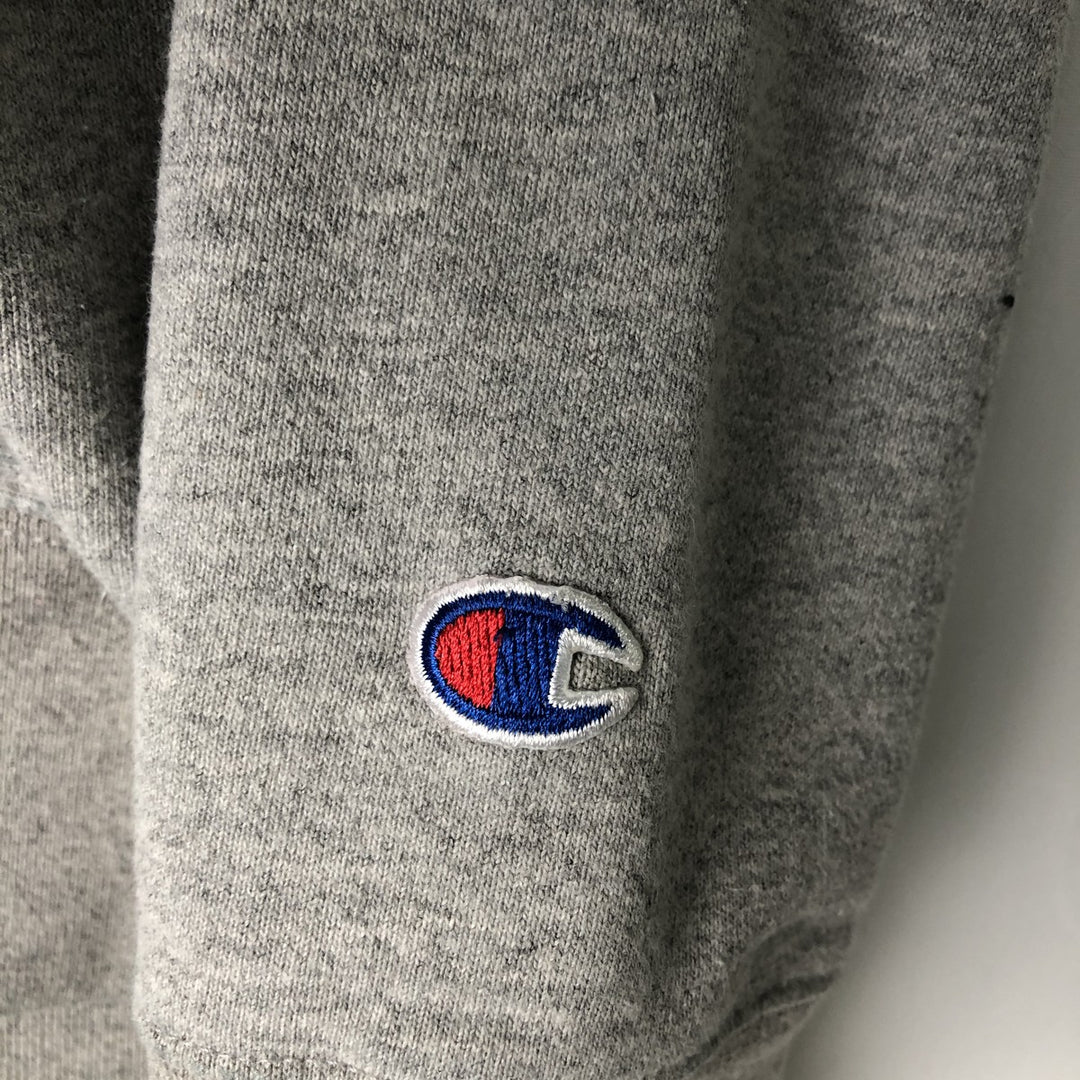 2000'S Champion Original Reverse Weave College Pullover Hoodie, Men's XL cotton gray type Vintage Second Hand