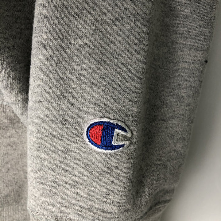 2000'S Champion Original Reverse Weave College Pullover Hoodie, Men's XL cotton gray type Vintage Second Hand