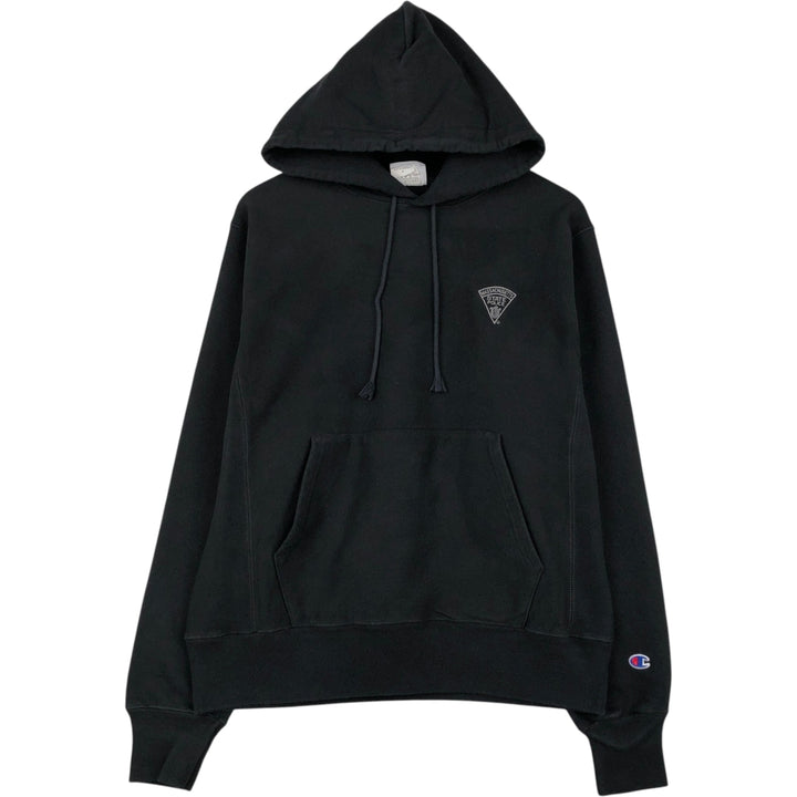 Champion REVERSE WEAVE Reverse Weave Sweat Pullover Hoodie Men's M cotton black type Vintage Second Hand