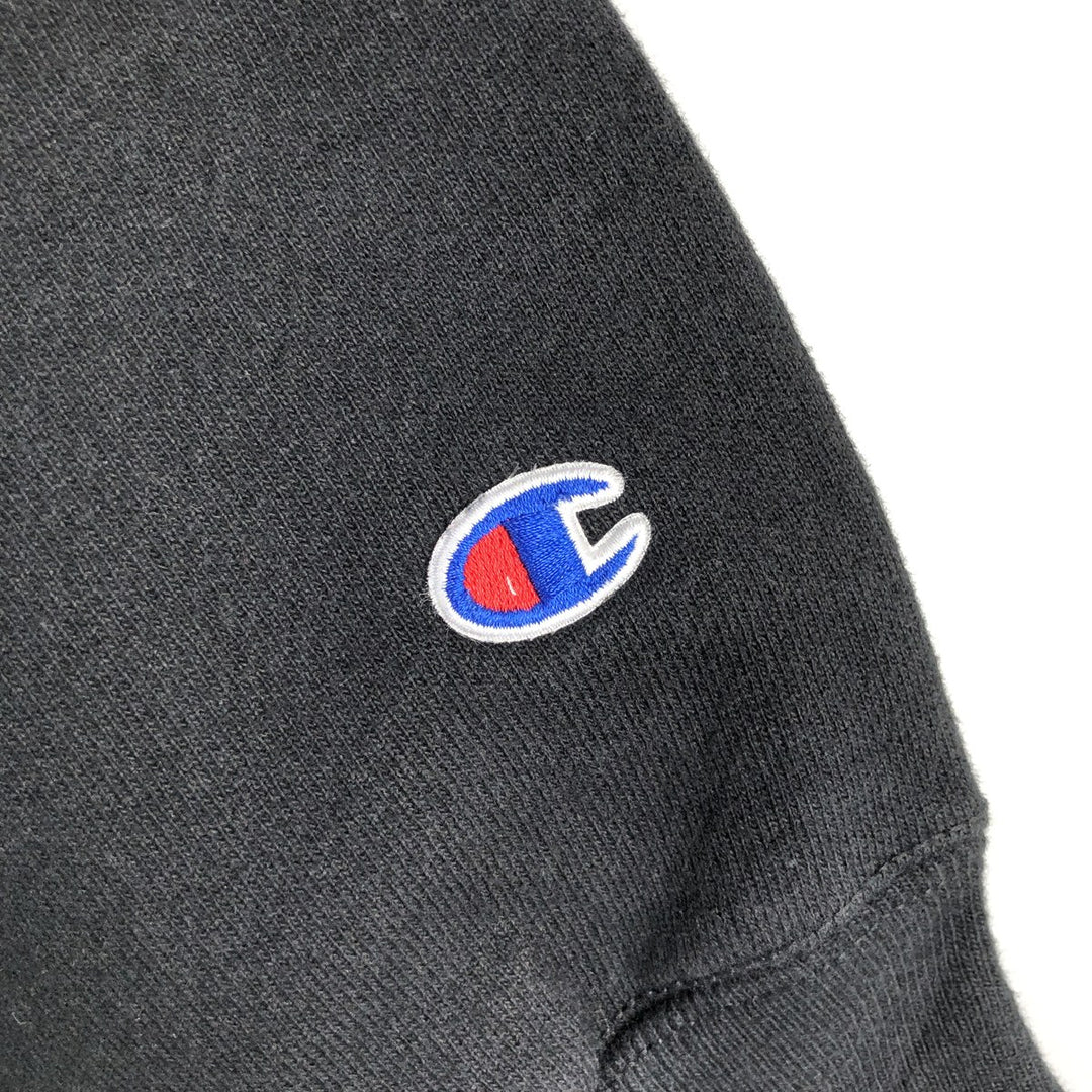 Champion REVERSE WEAVE Reverse Weave Sweat Pullover Hoodie Men's M cotton black type Vintage Second Hand