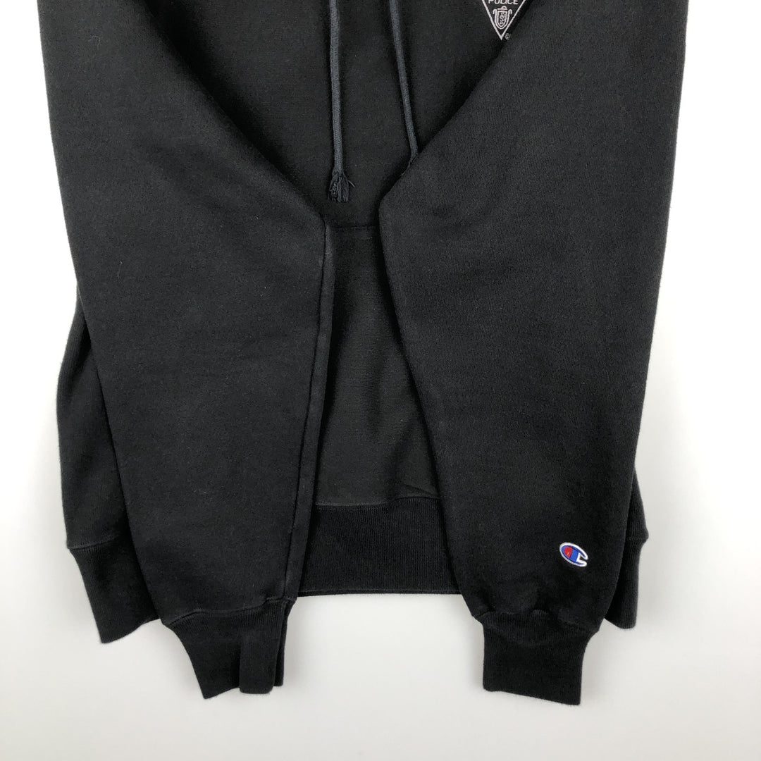 Champion REVERSE WEAVE Reverse Weave Sweat Pullover Hoodie Men's M cotton black type Vintage Second Hand