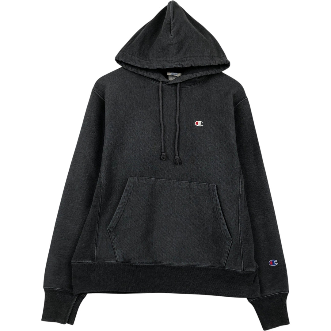 Champion REVERSE WEAVE One-Point Sweat Pullover Hoodie, Men's Size M (approx.) cotton Charcoal Vintage Second Hand