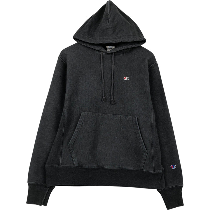 Champion REVERSE WEAVE One-Point Sweat Pullover Hoodie, Men's Size M (approx.) cotton Charcoal Vintage Second Hand