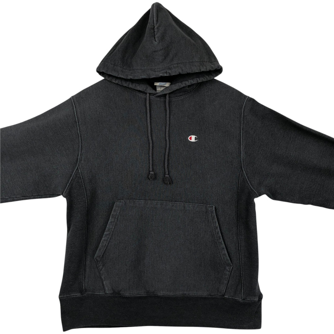 Champion REVERSE WEAVE One-Point Sweat Pullover Hoodie, Men's Size M (approx.) cotton Charcoal Vintage Second Hand