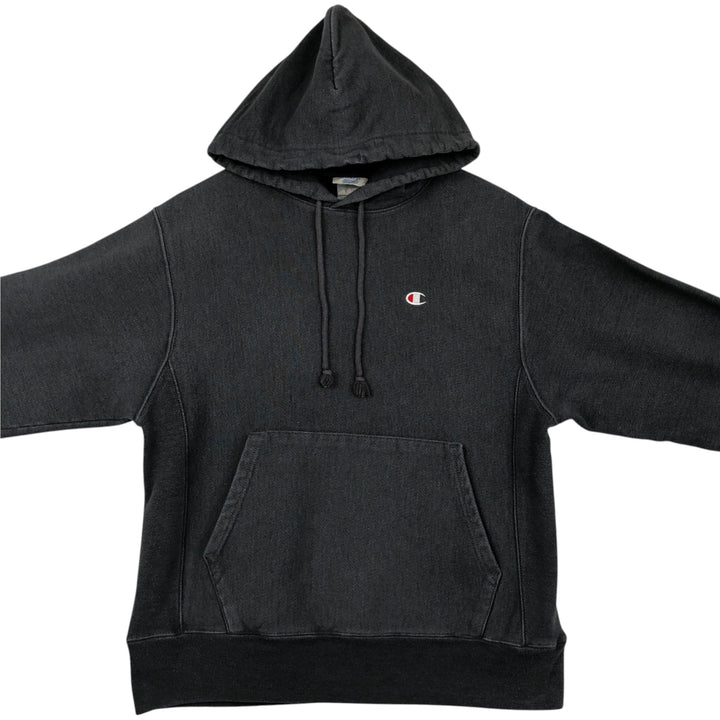 Champion REVERSE WEAVE One-Point Sweat Pullover Hoodie, Men's Size M (approx.) cotton Charcoal Vintage Second Hand
