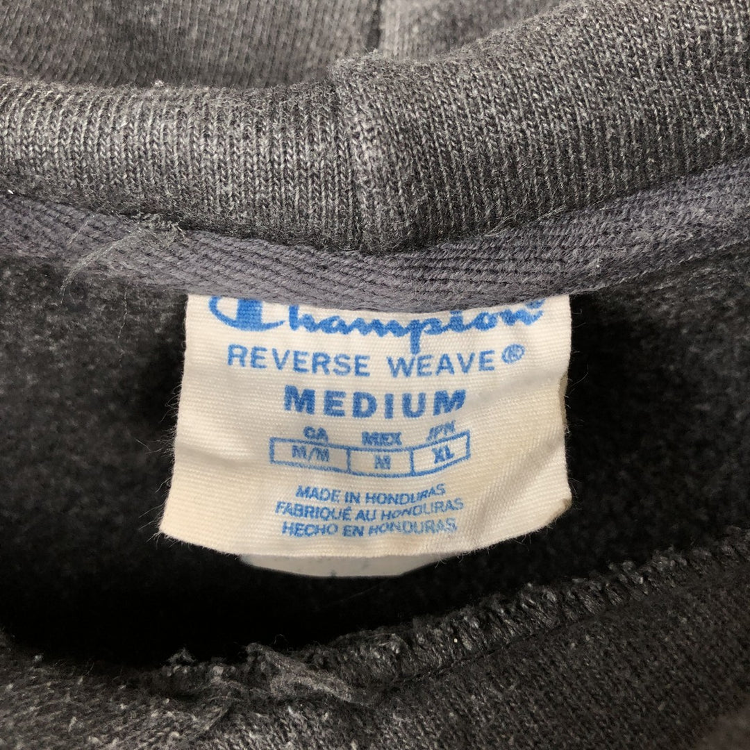 Champion REVERSE WEAVE One-Point Sweat Pullover Hoodie, Men's Size M (approx.) cotton Charcoal Vintage Second Hand
