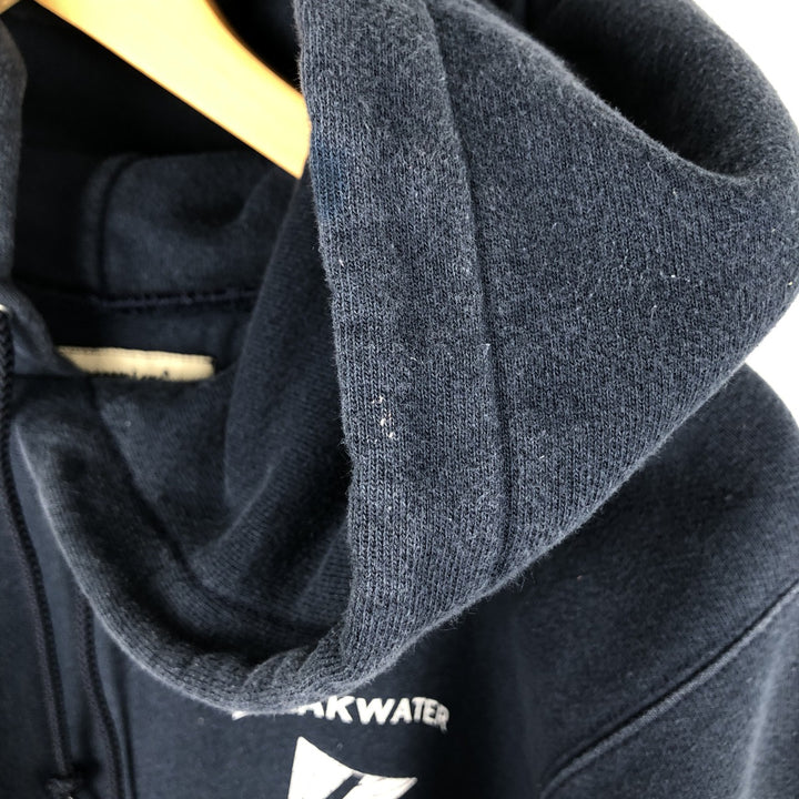 2000'S Champion PREMIUM REVERSE WEAVE Premium Reverse Weave Sweatshirt Pullover Hoodie, Men's Size Small cotton navy blue type Vintage Second Hand