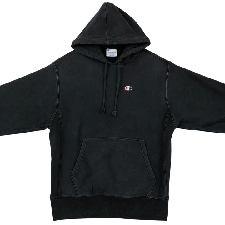 Champion REVERSE WEAVE One-Point Sweat Pullover Hoodie, Men's Size L (approx.) cotton black type Vintage Second Hand