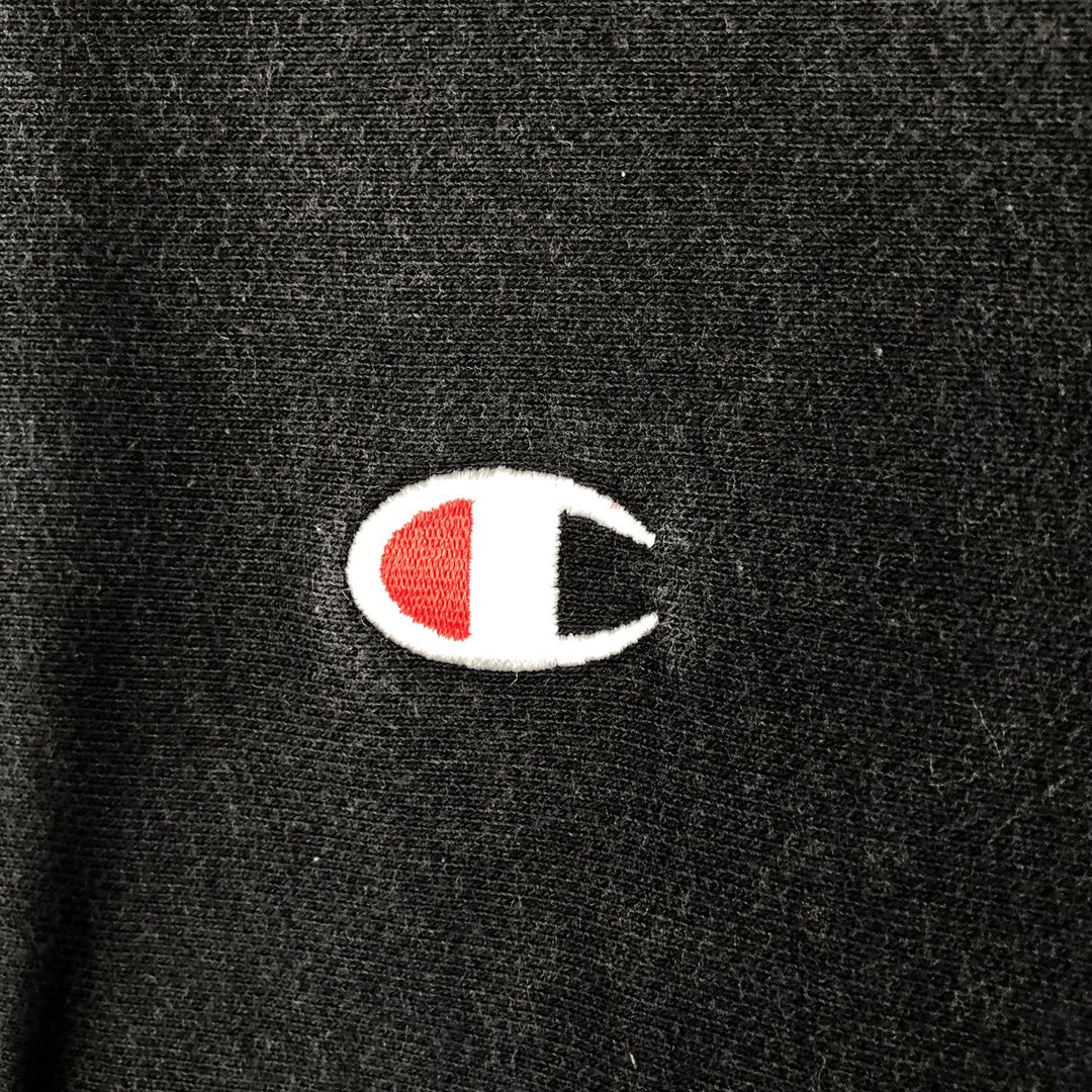 Champion REVERSE WEAVE One-Point Sweat Pullover Hoodie, Men's Size L (approx.) cotton black type Vintage Second Hand