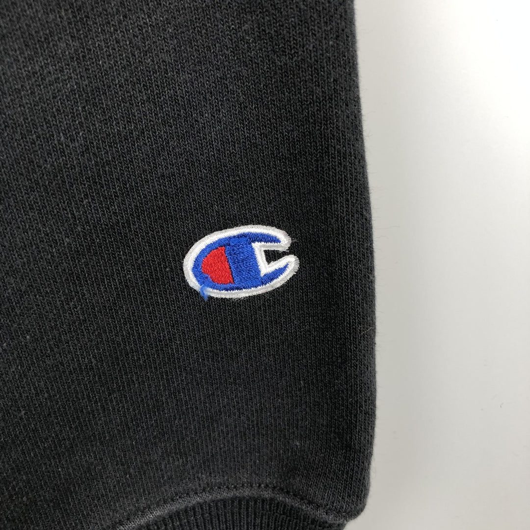 Champion REVERSE WEAVE One-Point Sweat Pullover Hoodie, Men's Size L (approx.) cotton black type Vintage Second Hand