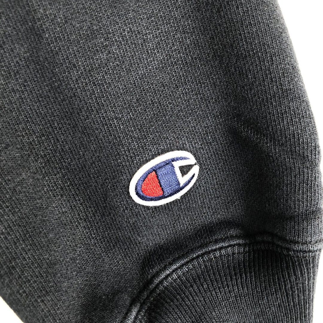 00'S Champion PREMIUM REVERSE WEAVE Premium Reverse Weave Sweat Pullover Hoodie Men's XL unclear black type Vintage Second Hand