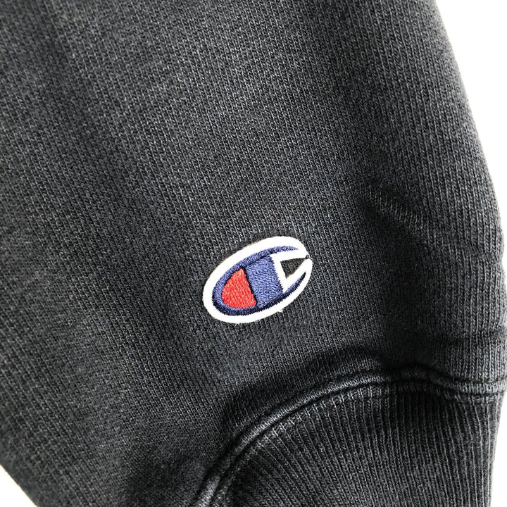00'S Champion PREMIUM REVERSE WEAVE Premium Reverse Weave Sweat Pullover Hoodie Men's XL unclear black type Vintage Second Hand