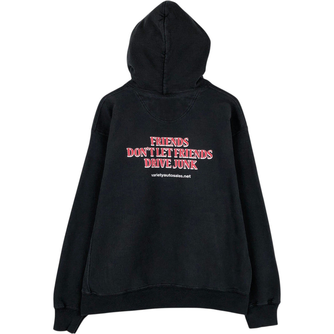 00'S Champion PREMIUM REVERSE WEAVE Premium Reverse Weave Sweat Pullover Hoodie Men's XL cotton black type Vintage Second Hand