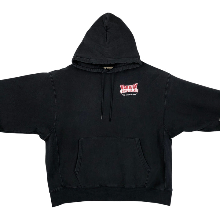 00'S Champion PREMIUM REVERSE WEAVE Premium Reverse Weave Sweat Pullover Hoodie Men's XL cotton black type Vintage Second Hand