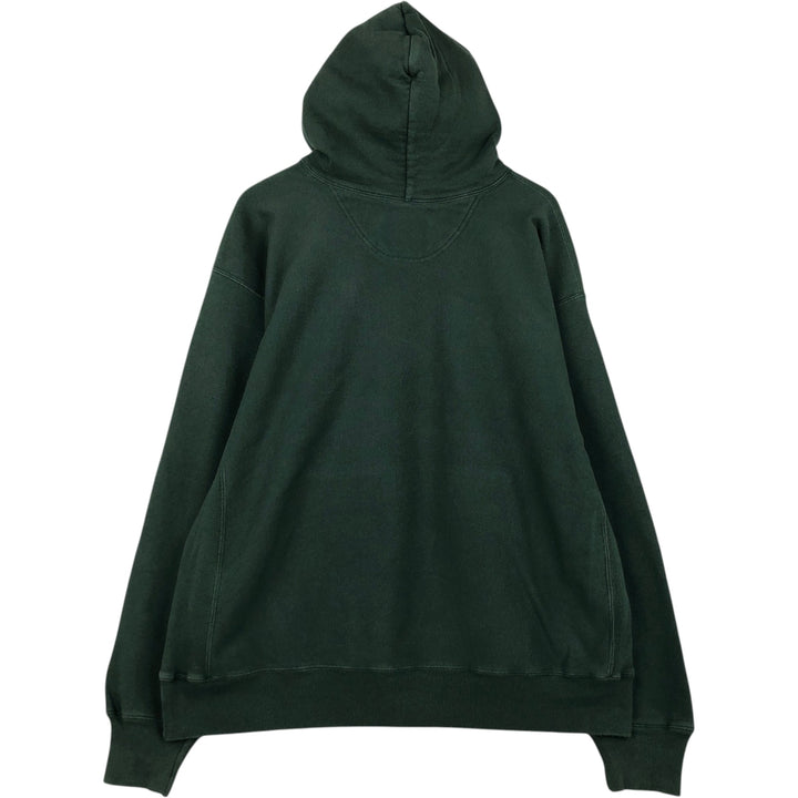 00'S Champion PREMIUM REVERSE WEAVE Premium Reverse Weave Sweat Pullover Hoodie Men's XL cotton green type Vintage Second Hand