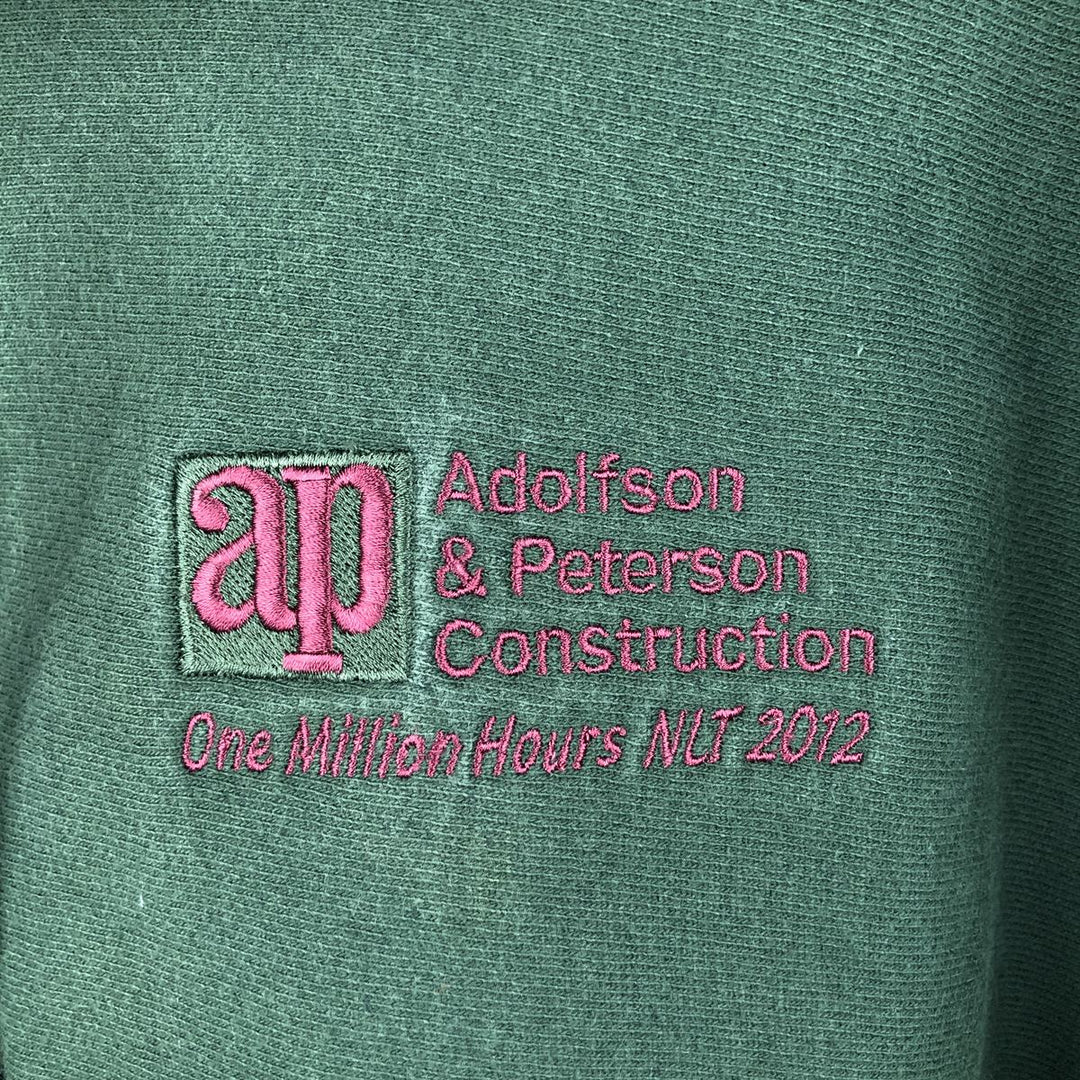 00'S Champion PREMIUM REVERSE WEAVE Premium Reverse Weave Sweat Pullover Hoodie Men's XL cotton green type Vintage Second Hand