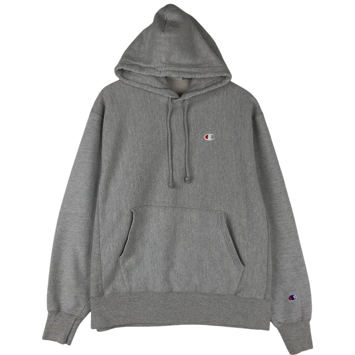 Champion REVERSE WEAVE Sweat Pullover Hoodie (Men's Size L equivalent) cotton gray type Vintage Second Hand