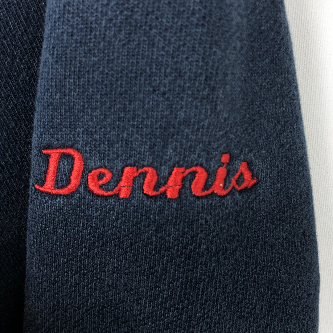 Champion Premium Reverse Weave Advertising Sweat Pullover Hoodie, Men's XXL equivalent. cotton navy blue type Vintage Second Hand