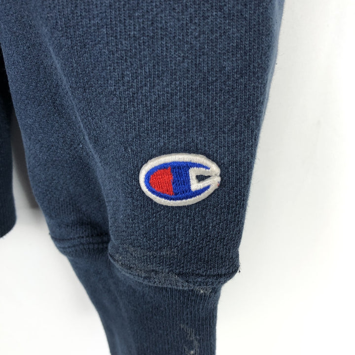 Champion Premium Reverse Weave Advertising Sweat Pullover Hoodie, Men's XXL equivalent. cotton navy blue type Vintage Second Hand