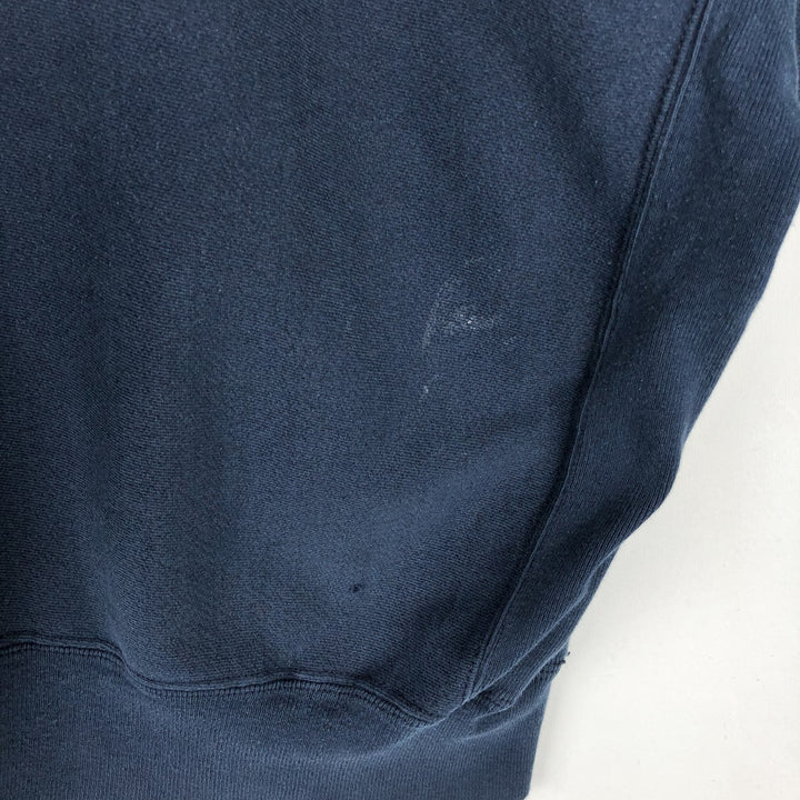 Champion Premium Reverse Weave Advertising Sweat Pullover Hoodie, Men's XXL equivalent. cotton navy blue type Vintage Second Hand