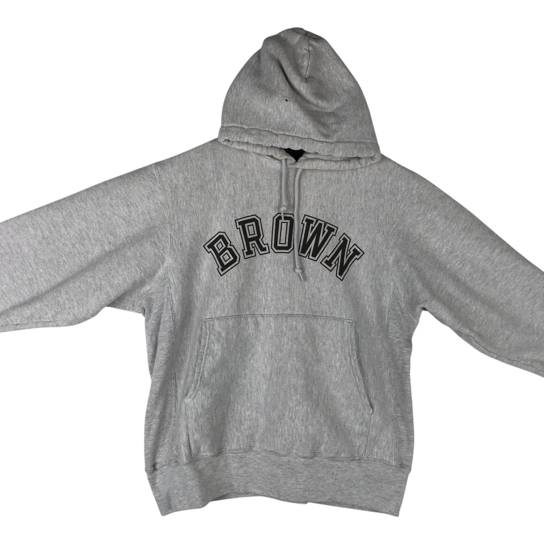 2000'S Champion Original Reverse Weave College Sweatshirt Pullover Hoodie, Made in Mexico, Men's Size M (approx.) cotton white type Vintage Second Hand