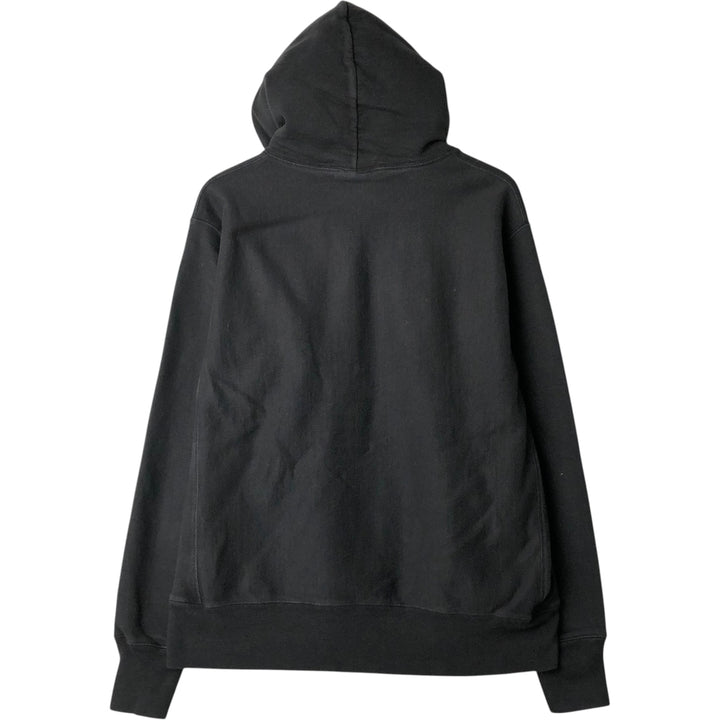 Champion REVERSE WEAVE Reverse Weave Sweat Pullover Hoodie Men's L size cotton black type Vintage Second Hand