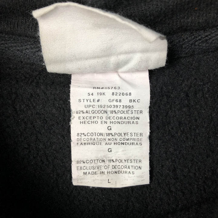 Champion REVERSE WEAVE Reverse Weave Sweat Pullover Hoodie Men's L size cotton black type Vintage Second Hand