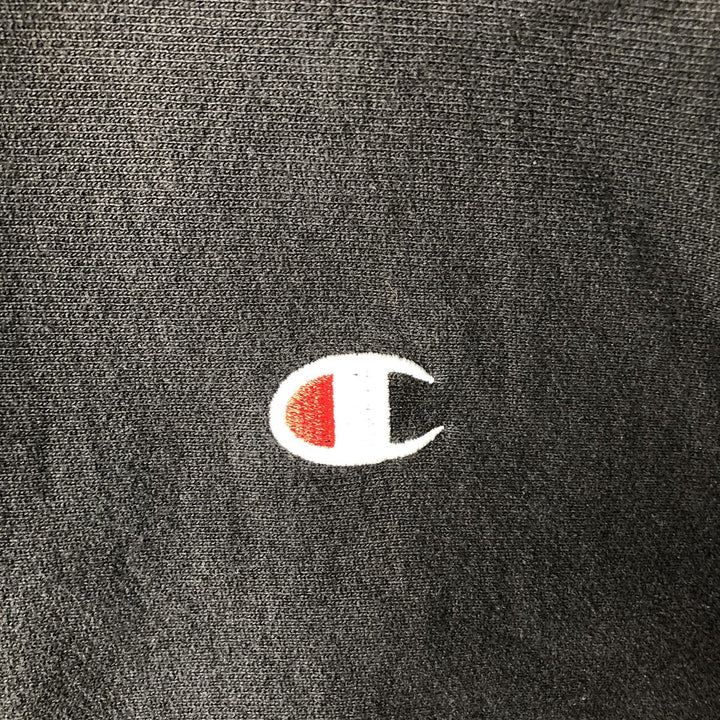 Champion REVERSE WEAVE One-Point Sweat Pullover Hoodie, Men's Size L (approx.) cotton black type Vintage Second Hand