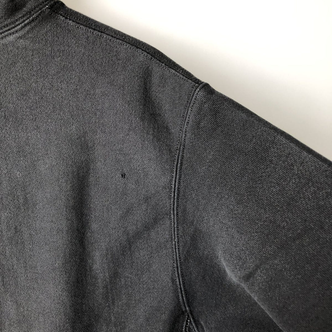 Champion REVERSE WEAVE One-Point Sweat Pullover Hoodie, Men's Size L (approx.) cotton black type Vintage Second Hand