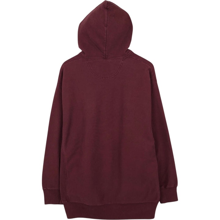 2000'S Champion Original Reverse Weave College Pullover Hoodie, Men's XL cotton burgundy type Vintage Second Hand