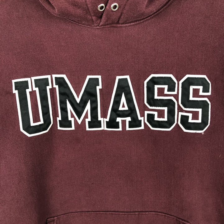 2000'S Champion Original Reverse Weave College Pullover Hoodie, Men's XL cotton burgundy type Vintage Second Hand