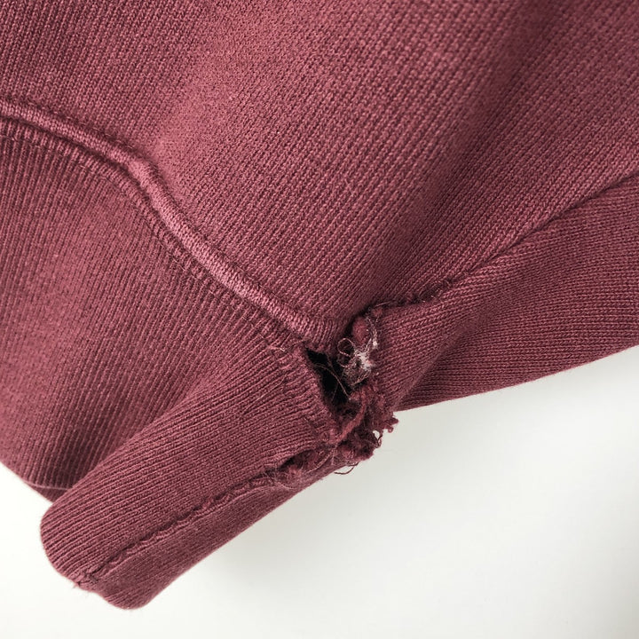 2000'S Champion Original Reverse Weave College Pullover Hoodie, Men's XL cotton burgundy type Vintage Second Hand