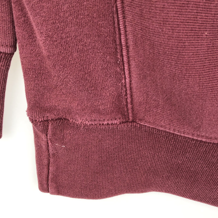 2000'S Champion Original Reverse Weave College Pullover Hoodie, Men's XL cotton burgundy type Vintage Second Hand