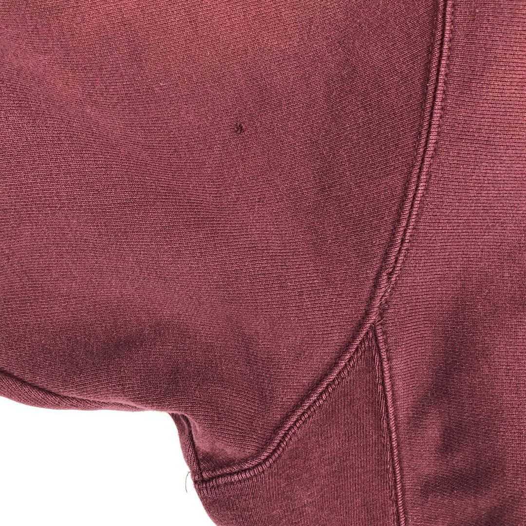 2000'S Champion Original Reverse Weave College Pullover Hoodie, Men's XL cotton burgundy type Vintage Second Hand