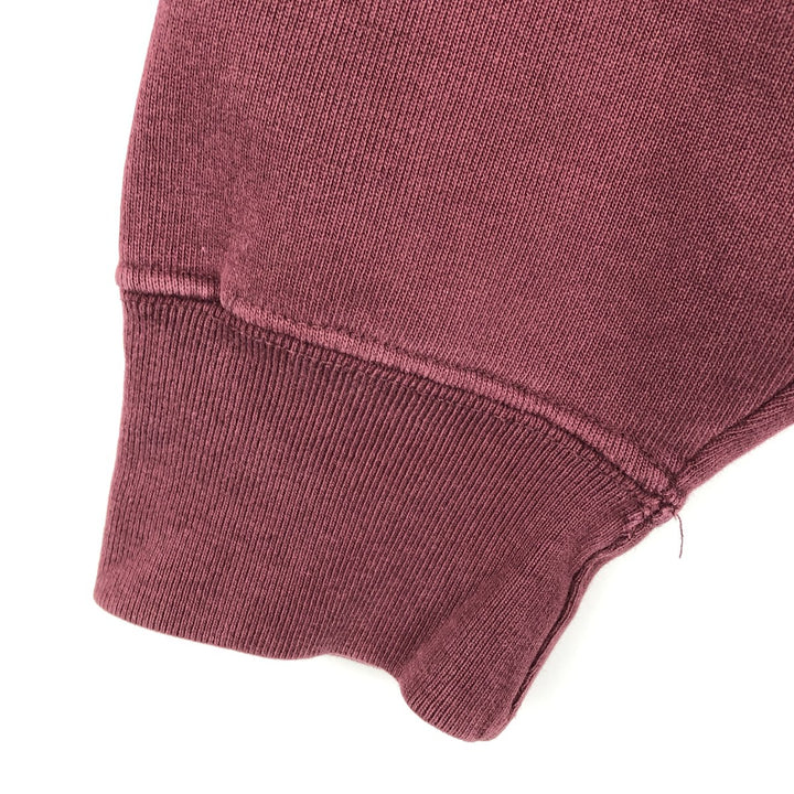 2000'S Champion Original Reverse Weave College Pullover Hoodie, Men's XL cotton burgundy type Vintage Second Hand