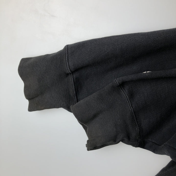 2000'S Champion Premium Reverse Weave Triple Print College Sweatshirt Pullover Hoodie, Men's XXL equivalent. unclear black type Vintage Second Hand