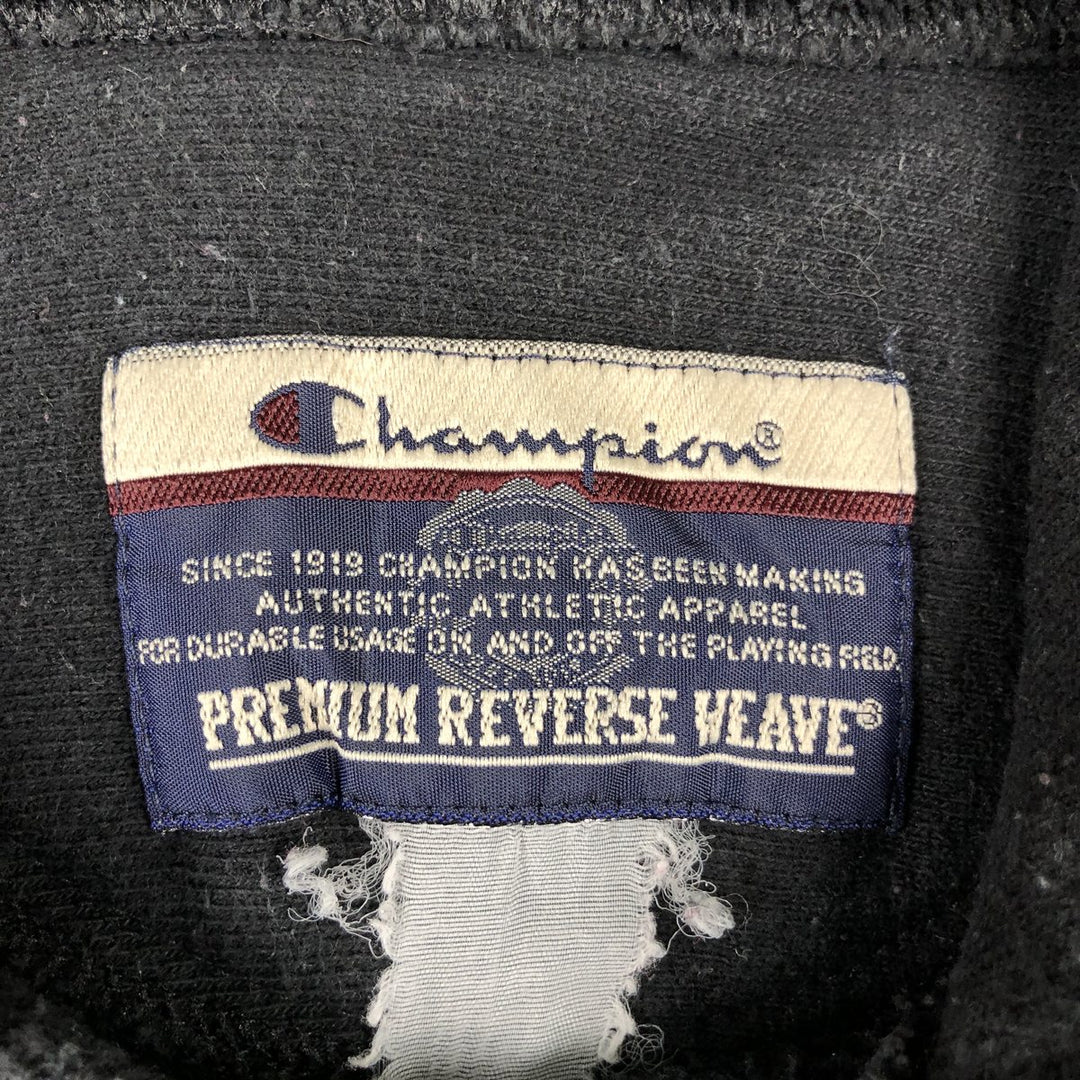 Champion PREMIUM REVERSE WEAVE Sweat Pullover Hoodie (Men's XL equivalent) unclear black type Vintage Second Hand