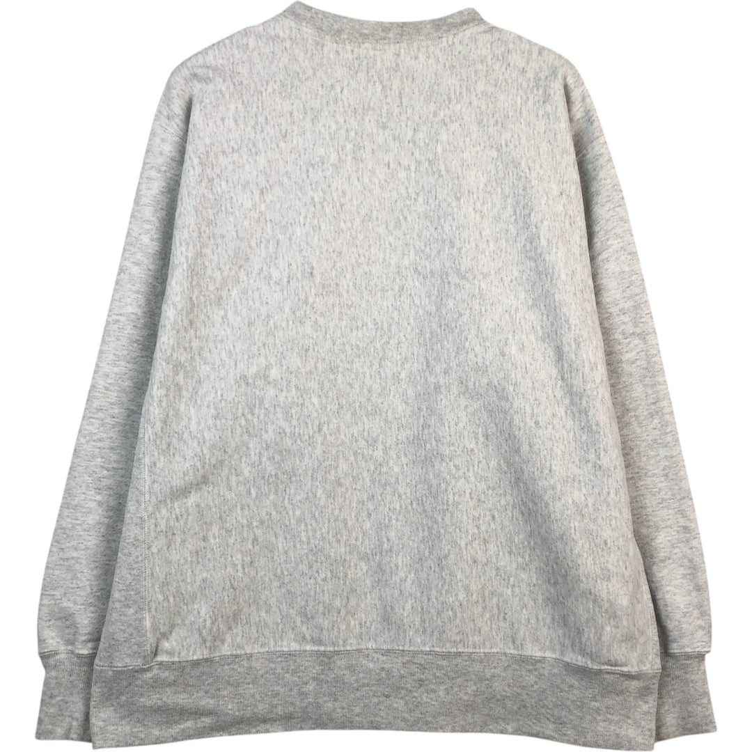 Champion REVERSE WEAVE Reverse Weave Printed Sweatshirt Trainer Men's XL cotton white type Vintage Second Hand