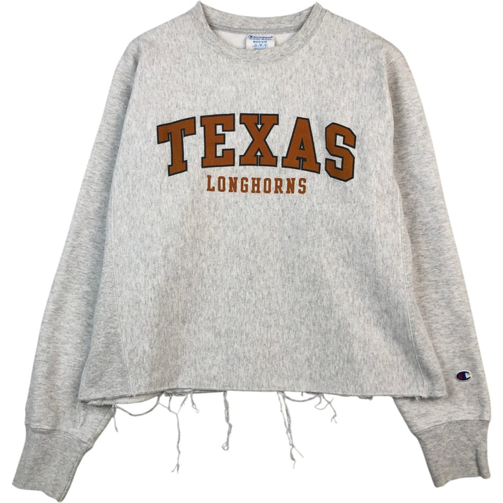 Champion REVERSE WEAVE Cut-off Sweatshirt (Men's Size M) unclear white type Vintage Second Hand