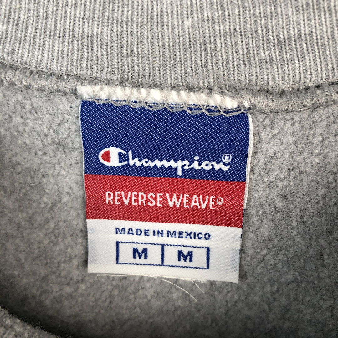 2000'S Champion Reverse Weave Advertising Sweatshirt (Men's Size M) cotton gray type Vintage Second Hand