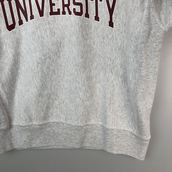 Champion REVERSE WEAVE Reverse Weave College Sweatshirt Trainer Men's M size cotton white type Vintage Second Hand